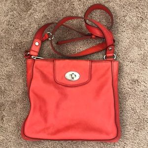 Fossil - red/orange crossbody bag